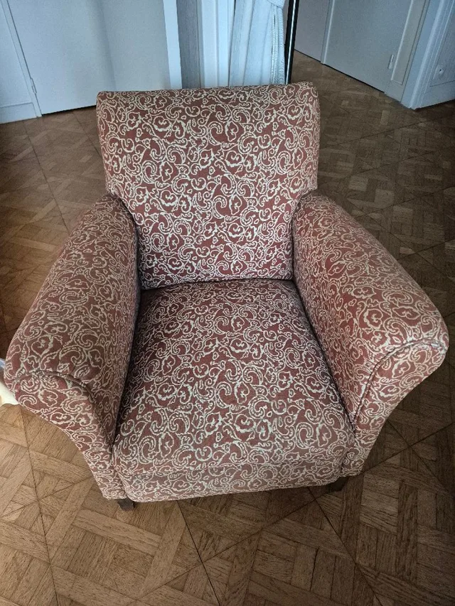 Fauteuil imprimé