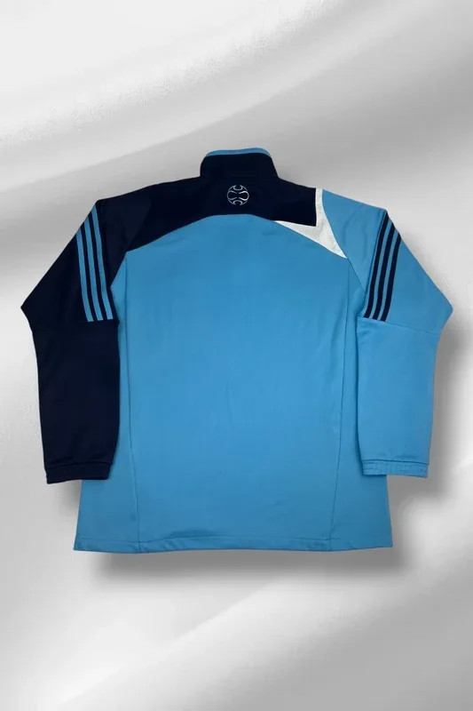 💙⚪ Vintage Adidas Olympique de Marseille Clima365 Training Top 2007 – Y2K ⚽✨