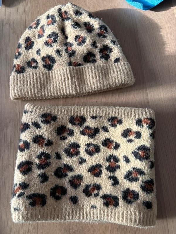 Bonnet & Cache-cou léopard Okaïdi – Style enfant tendance